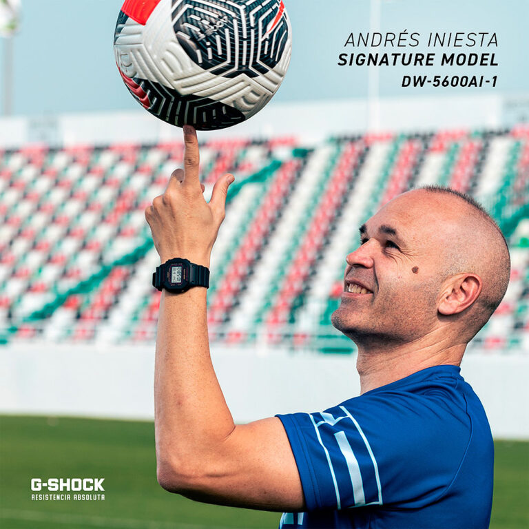 El legado de Andrés Iniesta: conoce la inédita colaboración del futbolista español con G-SHOCK
