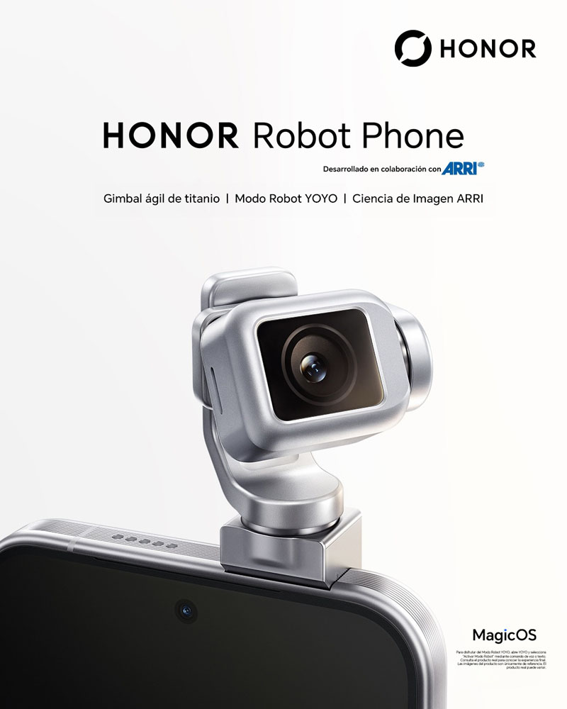 HONOR Launches Revolutionary Robot Phone With Integrated 3-Axis Gimbal and ARRI Cinematic Technology